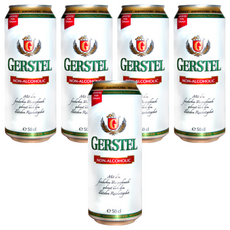 GERSTEL 拉格 啤酒風味飲 無酒精, 500ml, 5罐