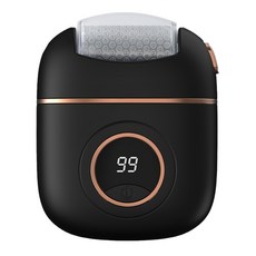 喵汪森林 數顯電動磨腳器 附粗 + 細磨頭 合金款 英文版, 單一商品, 黑色