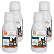 MEN FOR SAN 寵物液態保健品 腸胃保健 - 成分溫和不刺激, 4瓶