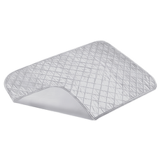 AHOYE 家用大張燙衣墊 銀灰色 60 x 55cm，輕鬆熨燙，方便收納