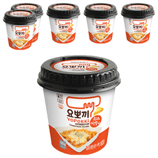YOPOKKI 辣炒年糕即食杯, 韓國原裝進口, 微波加熱, 濃濃起司味, 120g, 6個