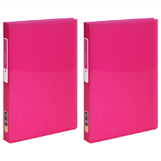 ECO Chungwoon 彩色半透明資料夾 A5 40張, 顏色隨機, 2本