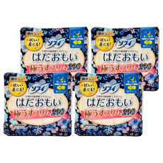 SOFY 蘇菲 日本原裝進口 敏感肌極輕薄衛生棉 夜用量多 護翼型, 29cm, 15片, 2包