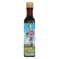 自然鄉 純黑麻油, 250ml, 台灣產, 1瓶