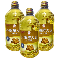 福壽實業 不飽和大豆沙拉油 高穩定性 耐高溫 少油煙 純素適用 FSSC 22000、ISO 22000及HACCP國際食品安全管理系統驗證, 2L, 3桶