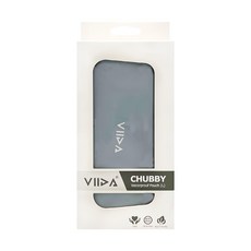 VIIDA CHUBBY系列 防水收納袋(L), 食品級矽膠材質, 防油防水, Misty Blue, 1個