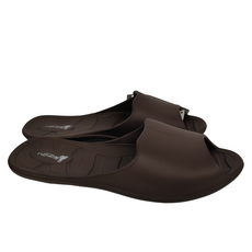 MONZU 魚口拖鞋 室內居家 EVA 拖鞋 - 咖啡色 L/XL 台灣製, L(260~270mm)