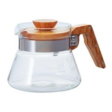HARIO 好璃奧 V60橄欖木40好握咖啡壺 VCWN-40-OV, 400ml, 1個