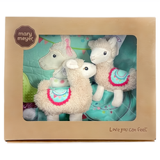 mary meyer 蜜兒 羊駝臻藏禮盒 手搖鈴/沙沙紙聲響設計, 羊駝莉莉, 1盒