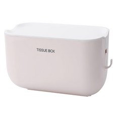 防水壁掛紙巾盒, BH142, 米色, 24 x 14 x 14cm