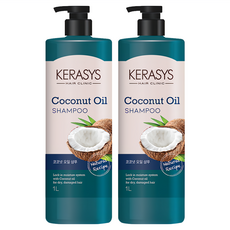 KERASYS 植物油系列洗髮精 椰子油, 1L, 2瓶