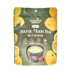 O'natural 歐納丘 柚子抹茶粉, 6條, 1袋, 10g