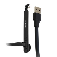 aibo USB 轉 Type-C 創新彎頭 快速充電手遊線, 1.5m, 1條