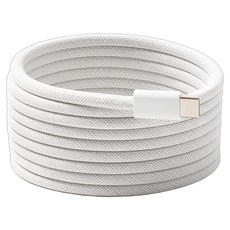 PhotoFast 銀箭資訊 Mag Cable 編織磁吸快充線 1M USB Type-C to Type-C, 白色, 1條