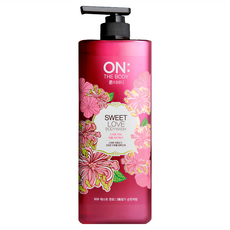 ON THE BODY 香水沐浴精 甜蜜愛戀, 茉莉花香加白桃果香, 持久延香, 長效保濕, 900g, 1件