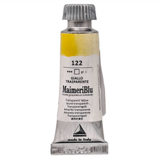MaIMeRI 美利 藍管狀水彩顏料 S1 122 TRANSP YELLOW 透明黃, 12ml, 1色