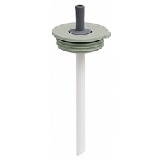 LocknLock 樂扣樂扣 二代微笑騎士杯 上蓋吸管款 不含把手 LHC4327LGRN, 米綠色, 1個