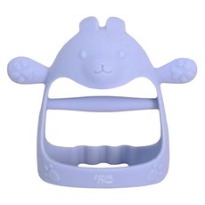 tgm 白金矽膠手套型固齒器 (兔兔棉花藍), 固齒器 + 收納盒, 1個