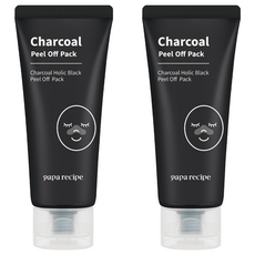 papa recipe 活性炭黑膠鼻膜, 含25,000ppm木炭粉，強力去除肌膚雜質, 1條, 2條