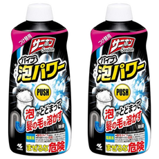 小林製藥 泡沫水管清潔疏通劑 補充瓶, 400ml, 2瓶