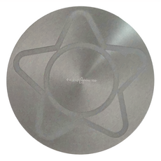 Shining Star 中國星閃 4mm 加厚導熱板/琺瑯鍋導熱盤 可導熱也可解凍, 銀色, 1個