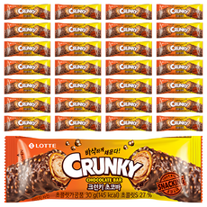 LOTTE 樂天 Crunky 可可脆棒 30g, 50包