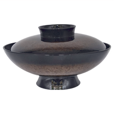 佐和陶瓷 蓋物碗 日本產 容量660mL, 金釉油滴, 1個