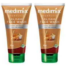 medimix 阿育吠陀調理潔顏凝露 (蜂蜜 鷹嘴豆粉 洗面乳 深層清潔), 150ml, 2件