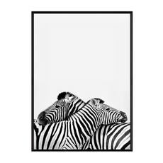 斑馬 I 黑白動物藝術畫作, 黑色