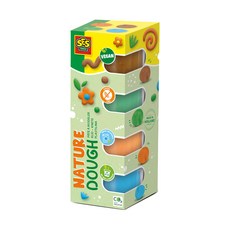 SES 幼兒DIY快樂創意黏土 - 天然玉米澱粉，純素黏土, Multicolor, 1組, 90g