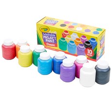 crayola 繪兒樂 可水洗兒童顏料, 59ml, 10色