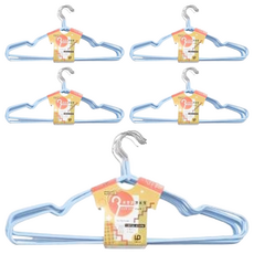 好粗 防滑衣架10入組42cm, 顏色隨機, 5組