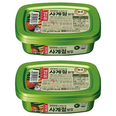 CJ Haechandle 好餐得 韓式生菜包肉用大醬, 170g, 2盒