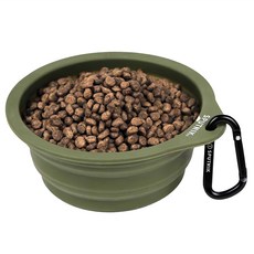 SPUTNIK 寵物外出碗, 綠色, 1個
