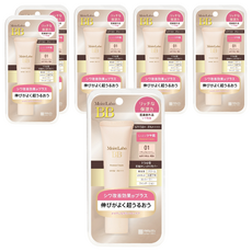 MEISHOKU 明色 MoistLabo保濕遮瑕精華BB霜 SPF50+ PA++++ (01自然), 01 白皙色, 30g, 6條