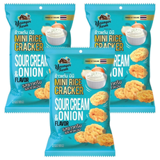 泰青農場 香脆米餅, 酸奶油洋蔥口味, 60g, 3包