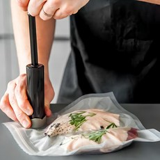 Masterclass 抽真空器密封食物保鮮袋組 含四個補充真空袋, 1組