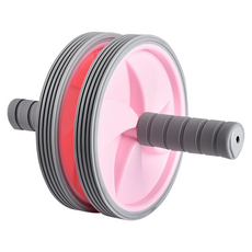 LEADER X Mellow Morandi 雙輪靜音健腹輪 加厚防滑手把, 粉色