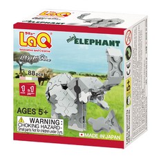 LaQ Q版大象 88片積木玩具, 1盒