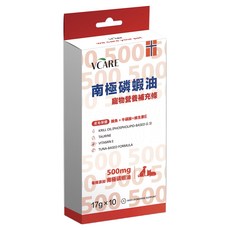 PAW PAW LAND 肉球世界 全齡犬貓 南極磷蝦營養補充條 17g, 10顆, 皮毛保健, 1個