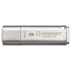 Kingston 金士頓 IronKey Locker Plus 50 AES Encrypted/USB-Cloud IKLP50, 64GB, 1個