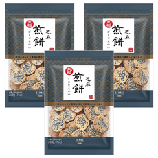 九福 芝麻煎餅 200g 濃郁芝麻香 酥脆可口零嘴, 3包