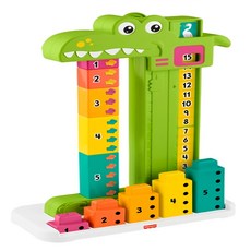 fisher-price 費雪 學習加法小鱷魚, 綠色, 1個