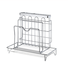 HomeMax 桌上型鍋蓋刀具砧板架 #304 台灣製, 不鏽鋼, 1個