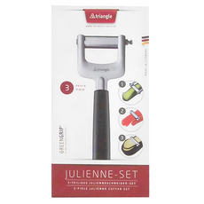 triangle 三角牌 德國製 刨片刀片3件組 (3mm/6mm/45mm), 經典黑, 1組