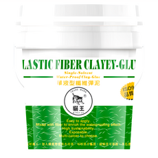 KINGCAT 貓王油漆 單液型纖維彈泥, 白色 K1-828B, 5加侖, 1桶