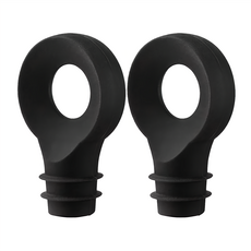 vacu vin 矽膠酒瓶塞2入, 1組