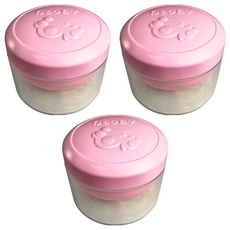 DOOBY 大眼蛙 神奇自動粉撲盒, 方便填充爽身粉, 3個