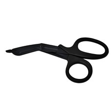 ALL-ROUNDED 全展 不鏽鋼抗沾黏剪刀 - 19cm(長), 日本420J2不鏽鋼材質, 台灣產, 黑色, 1支