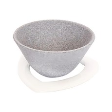 COFIL standard 陶瓷咖啡濾杯 - 白色, 1個, 遠紅外線免濾紙 手沖咖啡過濾杯, 濾杯 + 濾架, 120ml, 1組